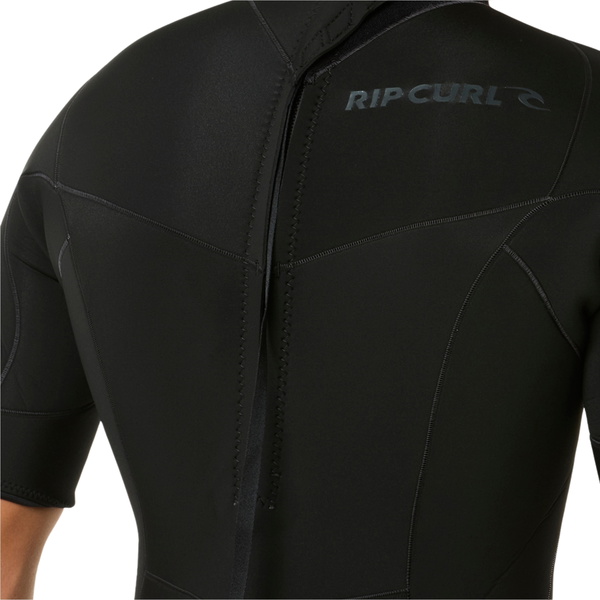2026 Rip Curl Da Uomo Dawn Patrol 2mm Back Zip Shorty Muta 11TMSP - Black